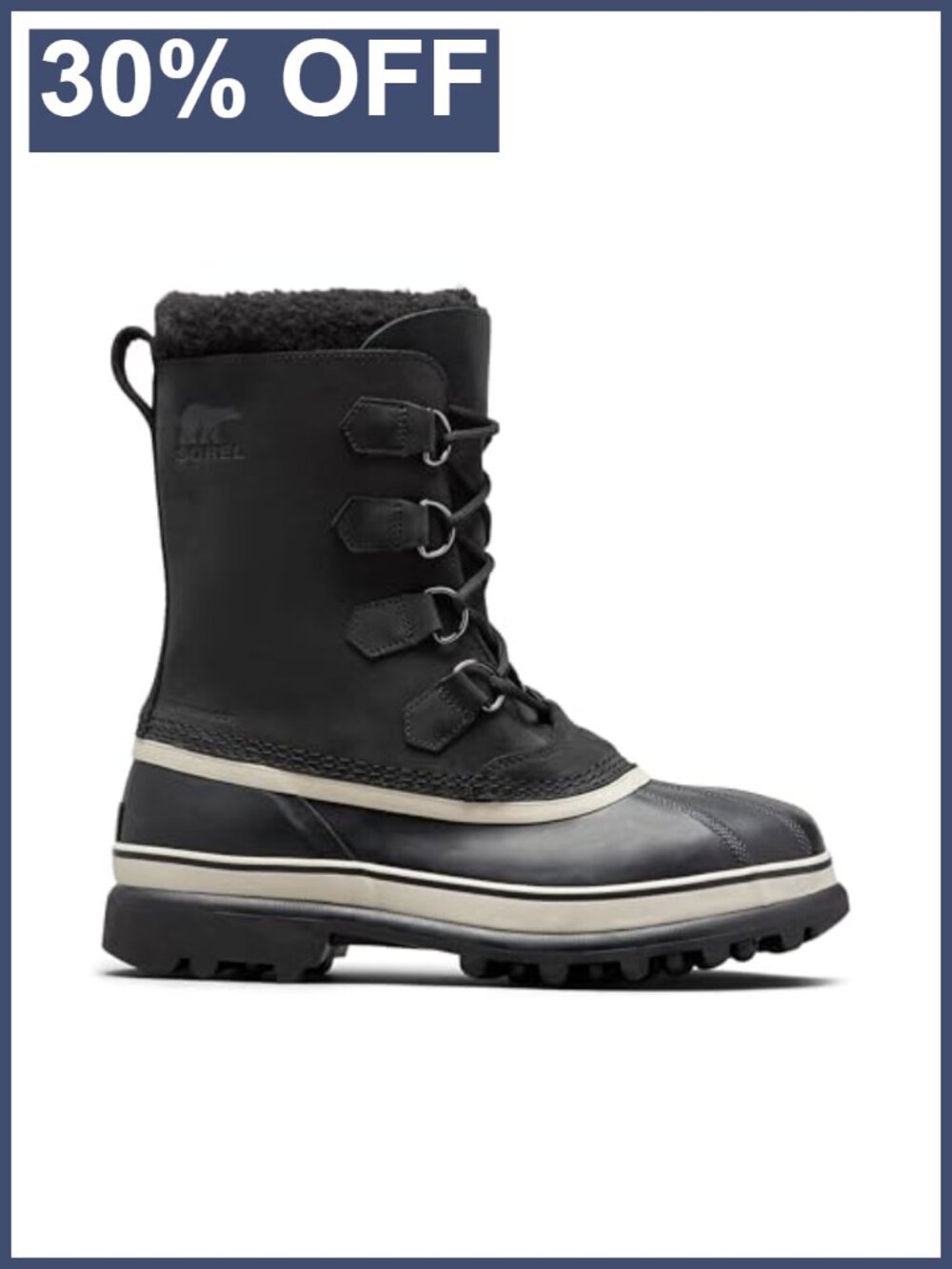Sorel Caribou Men's Waterproof Leather Snow Boots Winter Outdoor